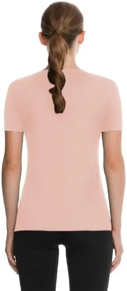 Wolford Jersey Top Short Sleeves for Women Elegant Round Neck T-Shirt with Flat Bonded Seams and Minimalist Design