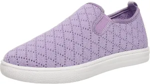 Women's Casual Slip On Sneaker Comfort Breathable Walking Loafer Flats Low Top Canvas Fashion Sneakers