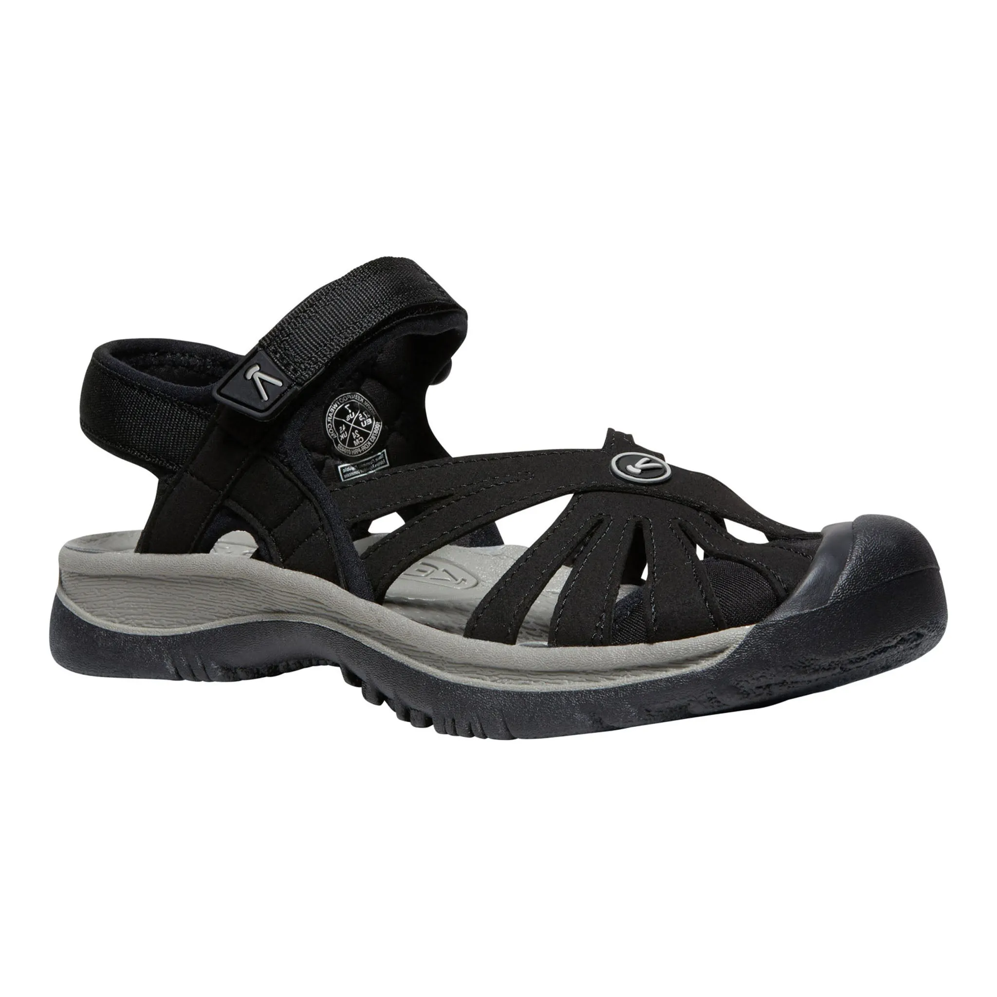 Women's Rose Sandal Black Neutral/Grey
