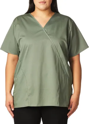WonderWink Women's Mock Wrap Top