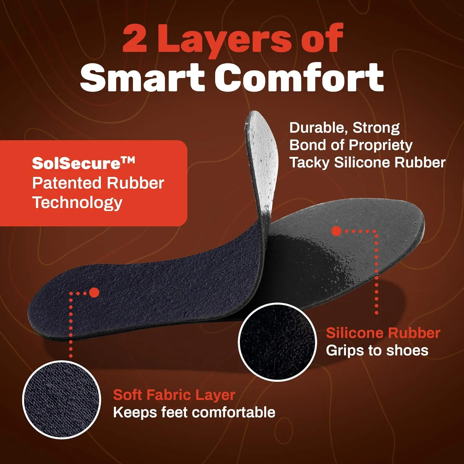 Wool Flat Shoe Insert for Sandals & Sockless Shoes, Comfortable Shoe Insoles with Sweat-Absorbent Natural Fiber & Non-Slip Silicone Grip, Wide-Cut Foot Soles for Men & Women, Black, Size 36 - SoxsolS