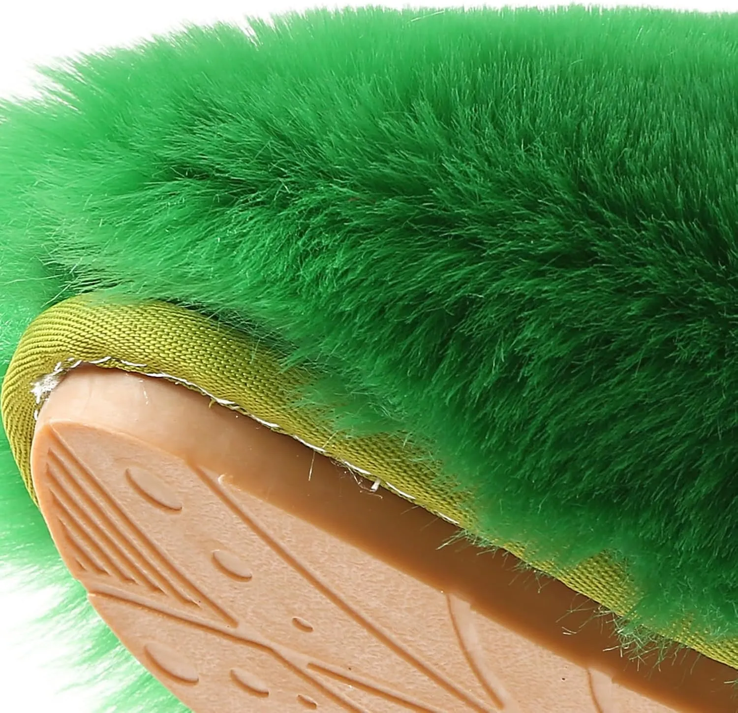 YESBOR Women's Faux Fur Fluffy Fuzzy Slippers Closed Toe Warm Winter House Slides Shoes