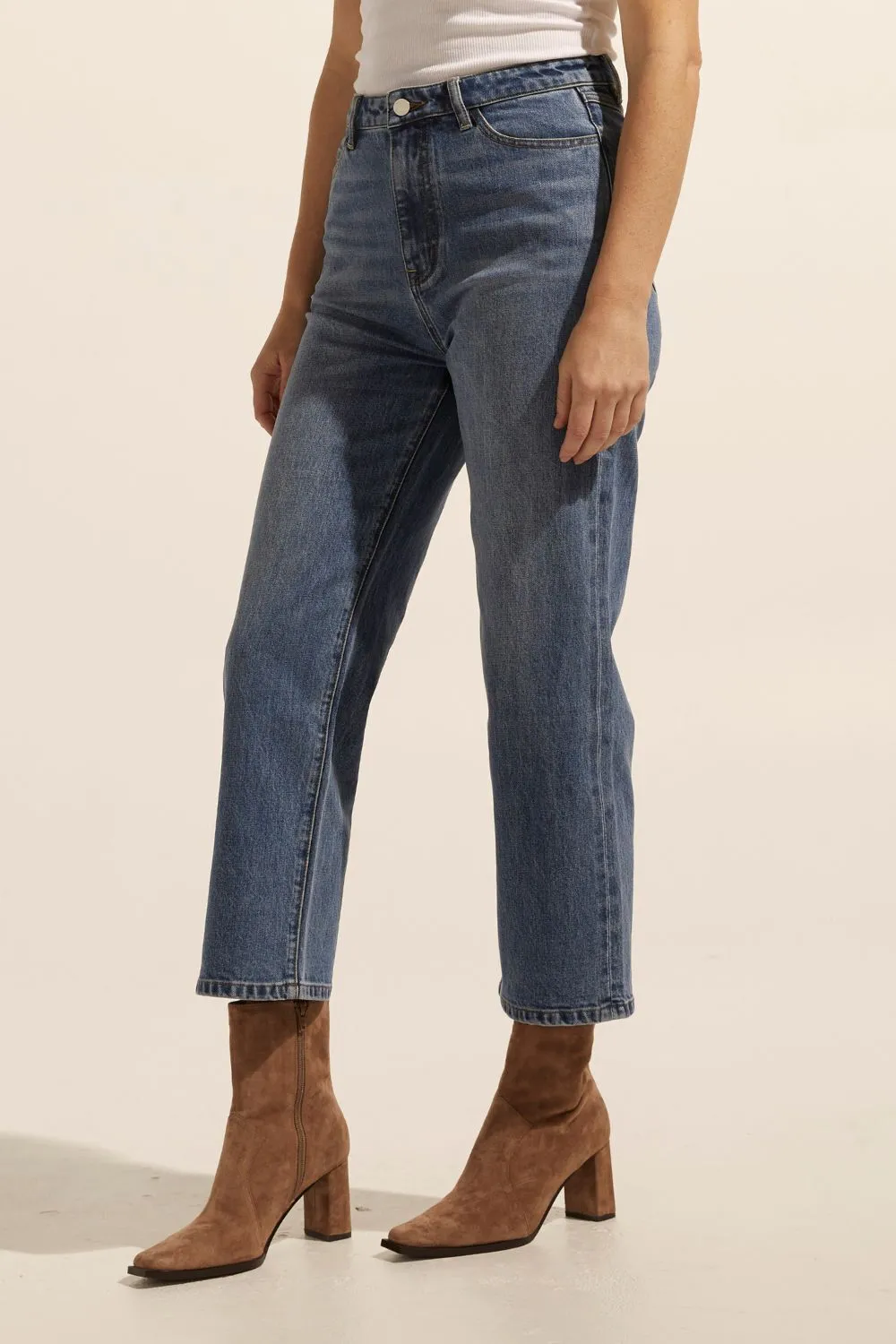 Zoe Kratzmann Tariff Jean - Mid Wash Denim